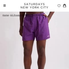 サタデーズ ニューヨークシティ Talley Swim Short パープル M サタデーズ ニューヨークシティ Talley Swim Short パープル M - メルカリ