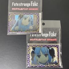 Fate/strange Fake 홀로그램 스퀘어 캔 배지 프란체스카