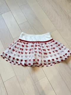 MONNALISA ハート柄スカート 6Yのサムネイル