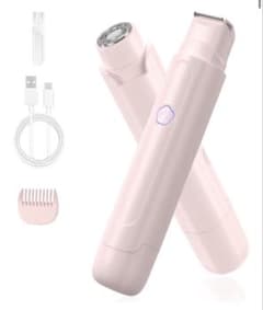 電動シェーバーレディース デュアルヘッド vio 電気シェーバー　　　男女兼用のサムネイル