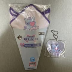 BT21 이치 반 쿠지 GIFT 타월 아크릴 매력 MANG