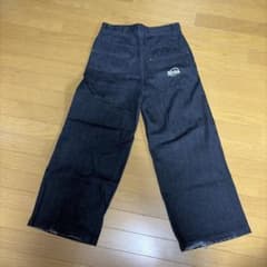 slacker Baggy Denim Pants Blackのサムネイル