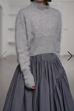 SHE Tokyo Alma Fur Cashmere グレー F SHE Tokyo Alma Fur Cashmere グレー F Tops｜SHE Tokyo online shop