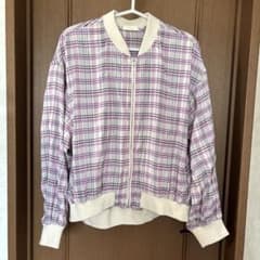 チェック柄ジャケット サイズFのサムネイル