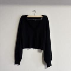 SHEIN ブラック カーディガン Mのサムネイル