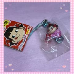 ご当地Peko 長崎限定ビードロ ペコちゃん 根付ストラップ ねつけ