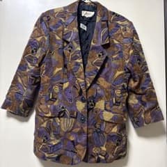 Cherry 抽象模様 ブレザー　11号のサムネイル