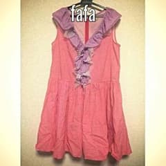 fafa(フェフェ)チェックノースリーブワンピースのサムネイル