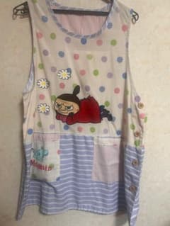 ムーミン刺繍エプロン カラフルデザインのサムネイル