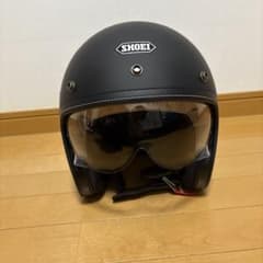 SHOEI マットブラック ジェットヘルメットJ・O＋のサムネイル