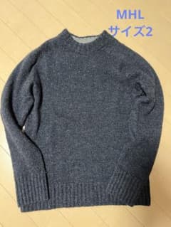 MHL ニット セーター 長袖 ネイビー　2 Mのサムネイル