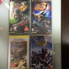 PSP 몬스터 헌터 4개 세트