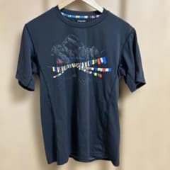 phenix フェニックス Tシャツ タルチョ エベレスト山岳プリント 黒　Lのサムネイル