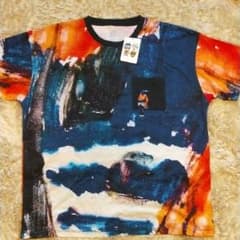 グラニフ　ミロコマチコさんコラボTシャツ　ルリカケスのサムネイル