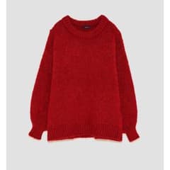 [ZARA]パフスリーブモヘアセーターのサムネイル