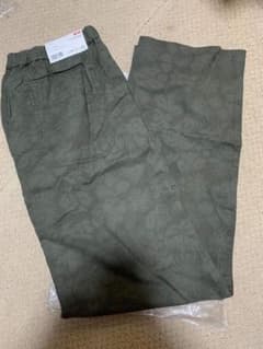 B41 サイズ:M ウエスト 76-84cm コットンリネンイージーパンツのサムネイル