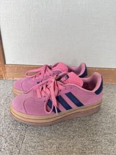 adidas GAZELLE BOLD ピンクxブルー 23.5のサムネイル