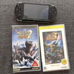 에*포양 PSP 본체와 몬스터 헌터 2nd·3rd 세트