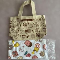 ミスタードーナツ　ポケモン　ミニトートバッグ ハンドタオルセットのサムネイル