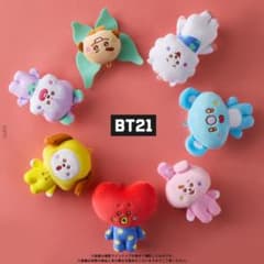 BT21 Fluffy Mascot 4 Complete Set of 7