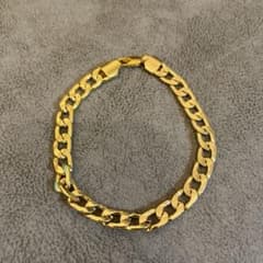 喜平チェーン ブレスレット ゴールドカラー