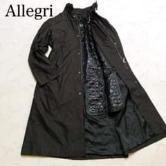 希少XL✨アレグリ ロングコート 長袖ライナー 収納フード付 三陽商会