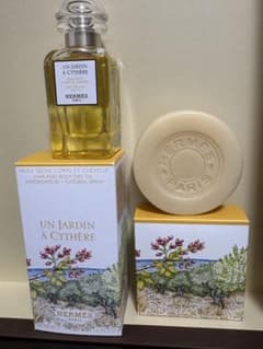 HERMES シテールの庭 ヘア&ボディドライオイル50ml パフュームドソープ
