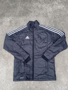 adidas ダークグレー ナイロンジャケット Lのサムネイル