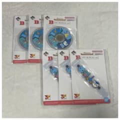 이치 반 쿠지 Pokémon 30 주년 기념 고무 컬렉션 물 타입 세트