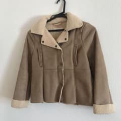 値下げ！ZARA KIDS ＊ ライダースジャケット ムートンコートのサムネイル