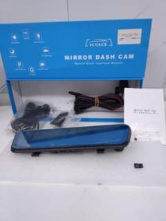 KQQ ドライブレコーダー MIRROR DASH CAM【新品】 U 【美品】KQQ ミラー型ドライブレコーダー 64GB SDカード付属 - メルカリ