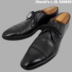 church's FOR JILSANDER レザーシューズ 短靴 イングランド Church's x JIL SANDER 00s カーフレザー ドレスシューズ - メルカリ