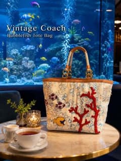 バッグ Vintage Coach Bubblefish Tote Bag y2k Vintage Coach Bubblefish Tote Bag y2k - メルカリ