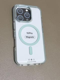 iPhone 16 Pro用 MagSafe対応 クリアケース アイスブルーのサムネイル