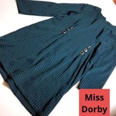 Miss Dorby・ミスドービー★ヴィンテージワンピース 金ボタン・レトロ