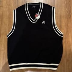 【新品】Malbon Golf Vネック ニットベスト ネイビーM 新品】Malbon Golf Vネック ニットベスト ネイビーM - メルカリ