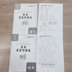早稲田アカデミースーパーキッズコース小学1年生算数 演習問題集 夏号