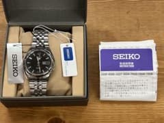 SEIKO 5 SNK393KC 自動巻き 21石 ブラック文字盤 箱 未使用 SEIKO 5 SNK393KC 自動巻き 21石 ブラック文字盤 箱 未使用 - メルカリ