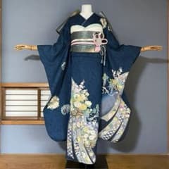 振袖フルセット　高身長　吉澤友禅　手描き　成人式振袖　振袖　裄丈70 ➕サイズ 振袖フルセット 高身長 銀通し 手描き友禅 成人式振袖 振袖 裄丈70