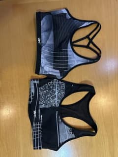 Reebok スポーツブラ グレー ブラック　J/OTのサムネイル