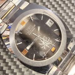 希少】1970年代 テクノス カイザーE 電磁テンプ式 アンティーク腕時計 