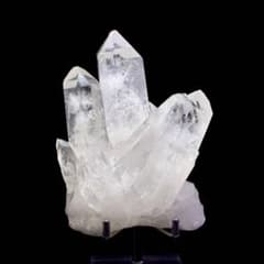【美結晶/スタンド付】パキスタン産 ヒマラヤ水晶 クラスター 原石 鉱物標本 美結晶/スタンド付】パキスタン産 ヒマラヤ水晶 クラスター 原石 鉱物