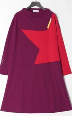 【新品未使用】SUPER LADY 山本寛斎　ポンチワンピースのサムネイル