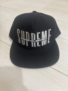 SUPREME 黒キャップのサムネイル