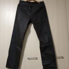 け*い様 LEVI'S 501 レザー風コーティング加工 BROWN　超レア❗️ LEVI'S 501 レザー風コーティング加工 BROWN 超レア❗️USA産 - メルカリ
