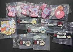 BT21 고무 매력 열쇠 고리 1 번 복권 BTS