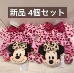 ミニー ディズニー ヒョウ柄 ファンキャップ ぬいぐるみ ショルダー