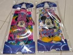 Disney 접는 물통 450ml 미키 미니 2 개 세트 어린이 물통