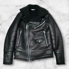 値下げ】ZARA レザー スタジャンジャケット Lサイズ | Shop at Mercari