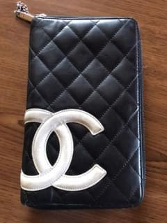 CHANEL カンボンライン　ラウンドファスナー長財布のサムネイル